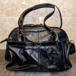 Coach Addison Black Leather Bag